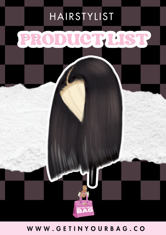 Personal Hairstylist Product List